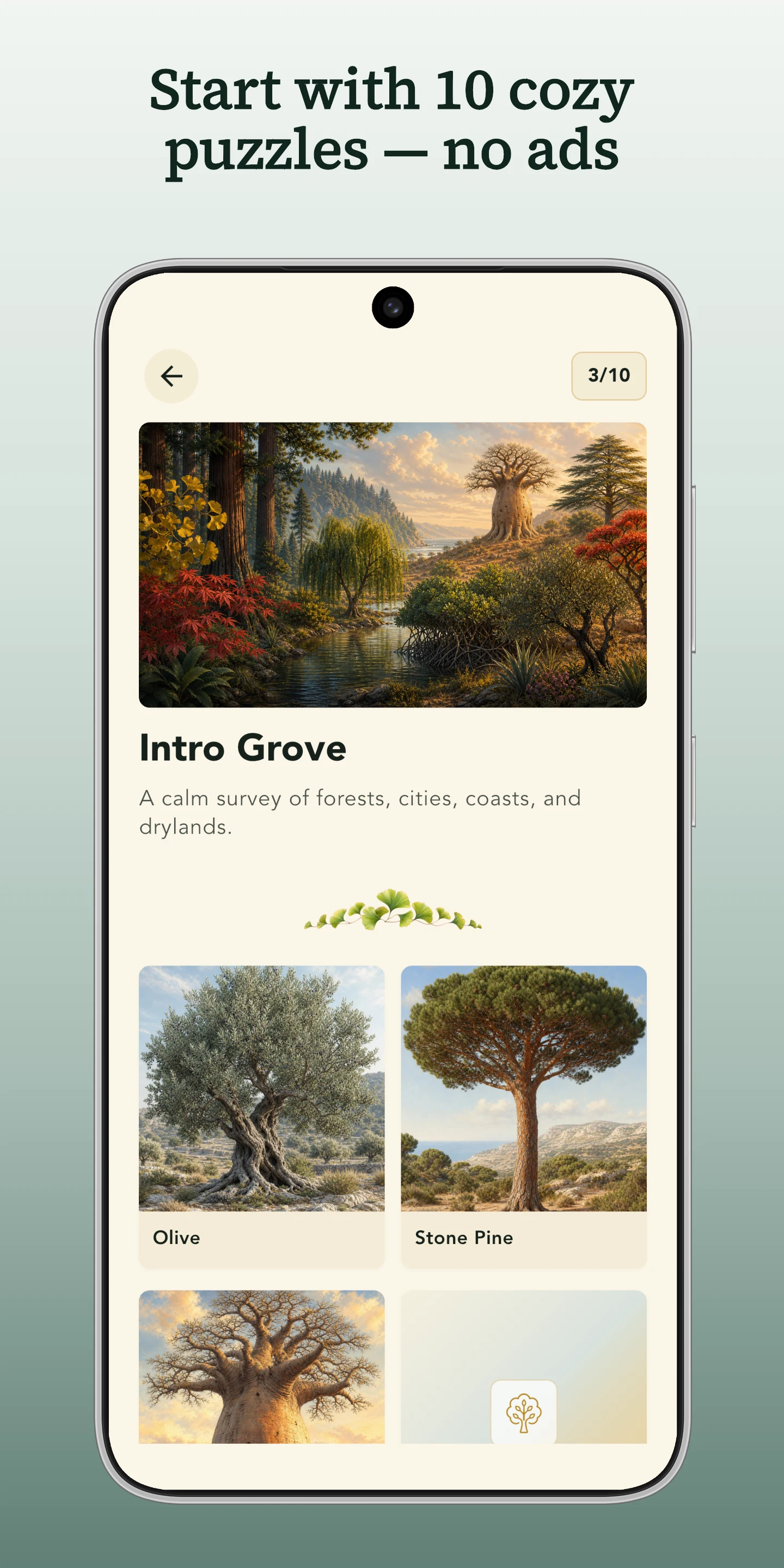 Grove: Botanical Art Puzzles screenshot